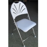 Chair, Padded Folding (White) (Indoor Use Only)