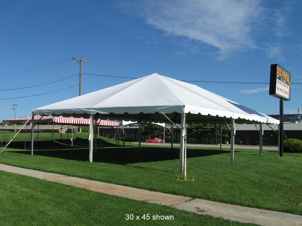 Tent, Frame 30′ X 30′ White