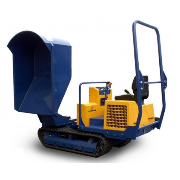 Concrete Buggy, Track Ride-On (27 Cu Ft Capacity) Pivot Dump